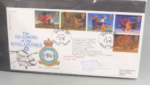 The Squadrons of The Royal Air Force, an album of covers all signed by Squadron Commanding Officers