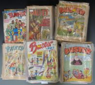 A large collection of vintage Buster, Bunty, Bumper and Bullet comics / magazines dating from 1981