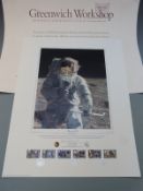 Alan Bean signed moon landing interest limited edition (12/100) print 