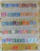 Three ring binders of mainly European stamps, all periods