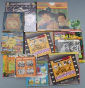 Quantity of Super8 cine films including Genevieve, Adventures in Travel, Rooster Cogburn,