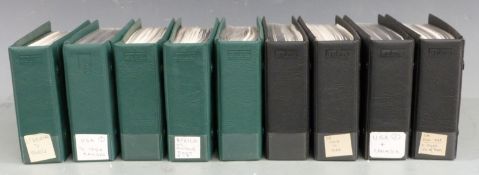 A well-presented collection of mint stamps in nine ring binders, includes GB, USA, China,