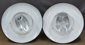 Two large industrial lights