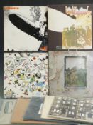 Led Zeppelin - 1 (K40031), 2 (K40037), 3 (K50002), 4 (K5008) with inner, all green/white/orange