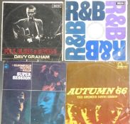Approximately 40 Blues albums including Alexis Korner, Leadbelly, The Anysley Dunbar Retaliation,