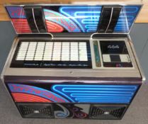 Rock-Ola c1976 integrated circuit, solid state, stereophonic music system 464 juke box, serial no.