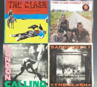 The Clash - Give 'Em Enough Rope (CBS82431) A1/B1, London Calling (CLASH3) black and white labels,