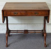 Reproduction sofa table, minL85 maxL130 x D61 x H74cm