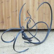 Modern garden sculpture, length 74cm