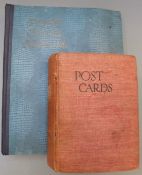 Two albums of postcards, one album mainly American scenes, many by Asheville the other royal