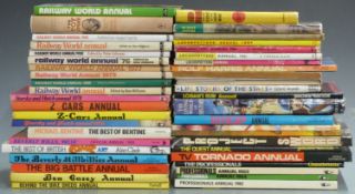 Forty-four various annuals and similar books including The Professionals, Starsky and Hutch, Rolf