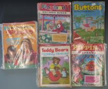 Over 100 children’s comics comprising of Buttons, Teddy Bear's, Pixie, Playland, Pippin Barnaby etc.