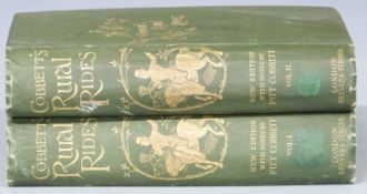 [William Morris & Merton Abbey] Rural Rides by William Cobbett published Reeves & Turner 1885 in 2