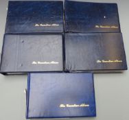 Five albums of cigarette cards of flora, fauna and animal kingdom including Ansties, Gallagher,