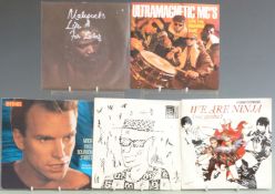 Approximately 300 singles of mixed genres