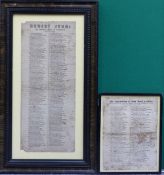 Two 19thC poetic works one Honest John by Catherine Drew of Cinderford the other The Lamentation