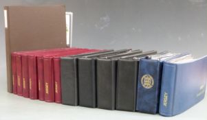 Fourteen albums of Channel Island first day covers