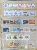 Six ring binders of Great Britain stamps, mint and used, Victoria - QE. A good range of all reigns