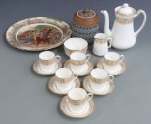 Royal Doulton tobacco jar, Jock of the Bushveld Seriesware plate and a first quarter 20thC George