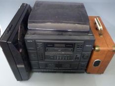 Record players and hi-fi equipment comprising GPO record player, Sony PS-LX250H turntable system,