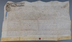 Queen Anne Indenture dated 1711 relating to the Cater family of Slow (sic) possibly (Slowwe) house