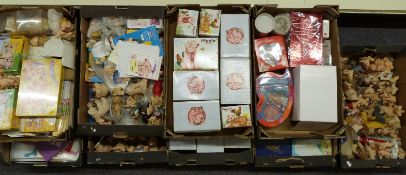 A large collection of unboxed 'Piggin' characters, Piggin related items, pigs in tins, picture