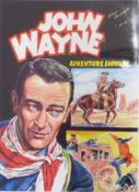 Walt Howarth signed limited edition print John Wayne 1 of 15 with certificate of authenticity,