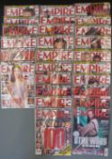 Approximately  63 movie  and film magazines including Empire, Premiere, Star Wars special edition