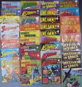 Approximately  47 Sci-fi comics including Out Of This World, Mystery In Space, Uncanny Tales,