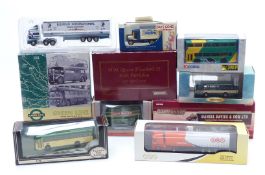 Ten Corgi, Exclusive First Editions (EFE) and similar diecast model vehicles including buses,