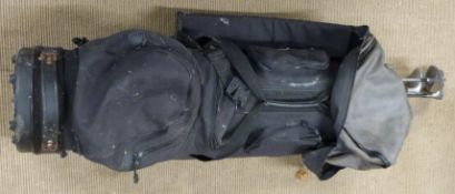 A set of golf clubs including Hippo and Howson irons Dunlop, Wilson, Nicklaus Titanium driver etc,