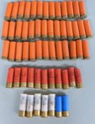 Fifty-eight 12 bore slug single ball shotgun cartridges including Gamebore and Winchester PLEASE