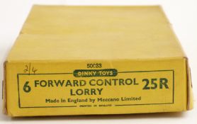 Dinky Toys 6 Forward Control Lorry trade box 25R, 50023.