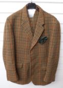P&J Haggart Ltd, Aberfeldy, Scotland gentleman's three piece tweed shooting suit comprising jacket