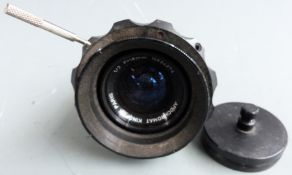 Kinoptik Paris Apochromat f=18mm 1/2 lens serial number 34274, also marked cameflex to rear, with