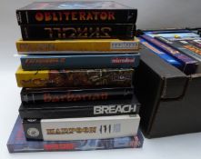 Thirty-five Strategic Simulations Inc and similar Atari ST video computer games including Ultima IV,