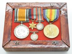 British Army WW1 medals comprising War Medal and Victory Medal named to 33670 Pte. W.E.Mole, King'