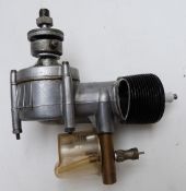 Vintage Ohlsson & Rice spark ignition model aircraft petrol engine, height 12.5cm
