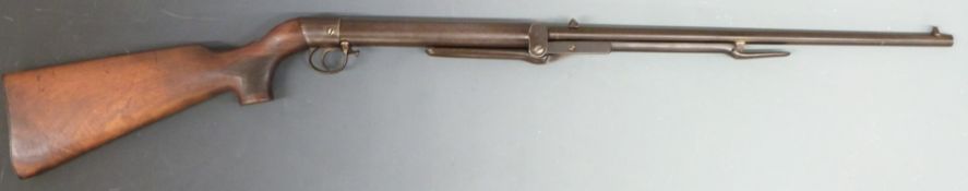 BSA Improved Model B Lincoln Jeffries .177 air rifle with chequered semi-pistol grip and