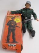 Palitoy Action Man Action Soldier action figure doll, in original box.