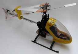 Robbe Schluter Moskito Basic radio controlled helicopter with Focus Heli 5 transmitter and MacGiegor