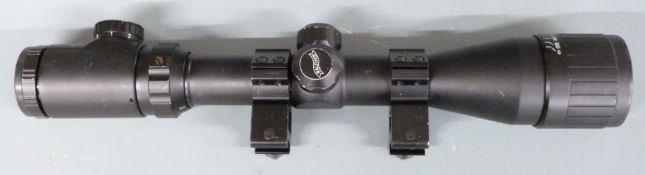 Walther Night Pro 3-9x44 rifle scope with scope mounts.