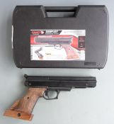 Gamo Compact PR-45 PCP competition target air pistol with adjustable grip and trigger, serial number