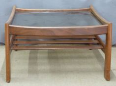 G Plan coffee table and nest of tables, largest W72 x D77 x H41cm