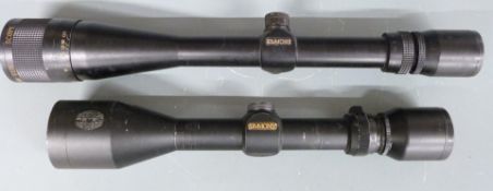 Two Simmons rifle scopes Air Gun Competition Model 21618 6-18x40 and Aetec 2.8-10x44.
