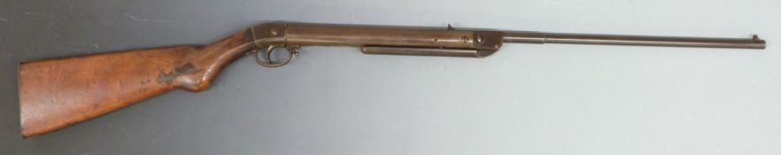 Haenel Mod II DRP .177 air rifle with semi-pistol grip and adjustable trigger, serial number 1030.