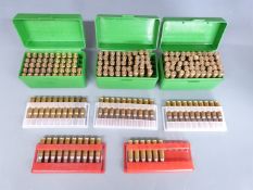 One-hundred-and-forty-one .308 rifle cartridges together with 47 empty brass cases, some in MCM