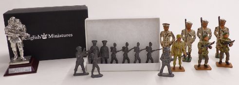 Seventeen Del Prado, English Miniatures and similar diecast and lead model soldiers including