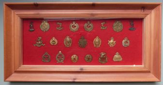 Twenty-one New Zealand WW1 badges including 28 Reinforcements Regiment, 5 Wellington Rifles, 1st