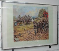 Don Troiani signed limited edition (264/950) print 'Old Jack' of American civil war interest